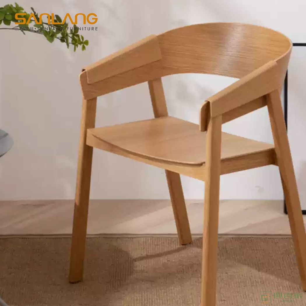 三朗家具餐椅休闲椅系列简约靠背椅餐椅餐桌椅
