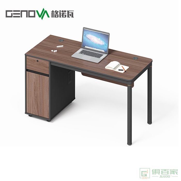 格诺瓦办公桌职员桌单人位电脑桌办公室桌椅组合现代简约经理桌