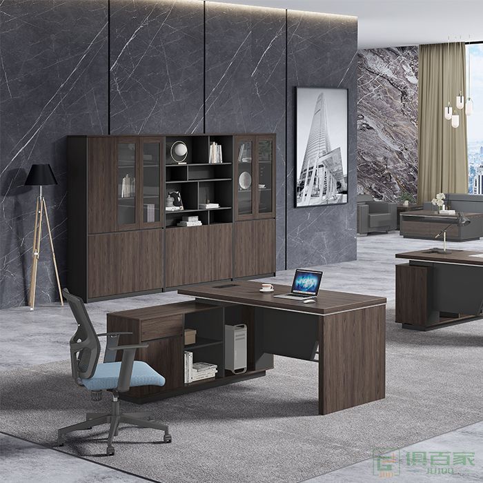 格诺瓦办公桌子办公室经理桌简约现代时尚单人小班台家具
