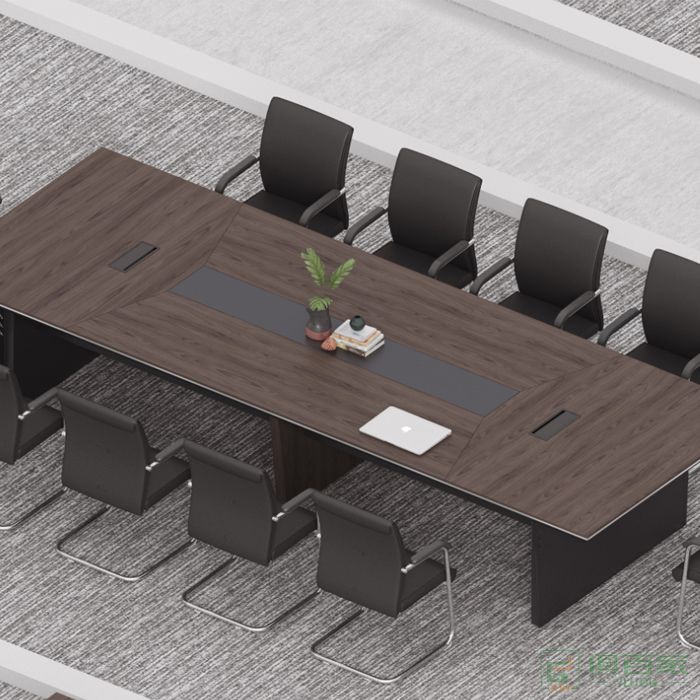格诺瓦办公桌新款长方形办公家具会议桌长桌简约现代大型洽谈室桌