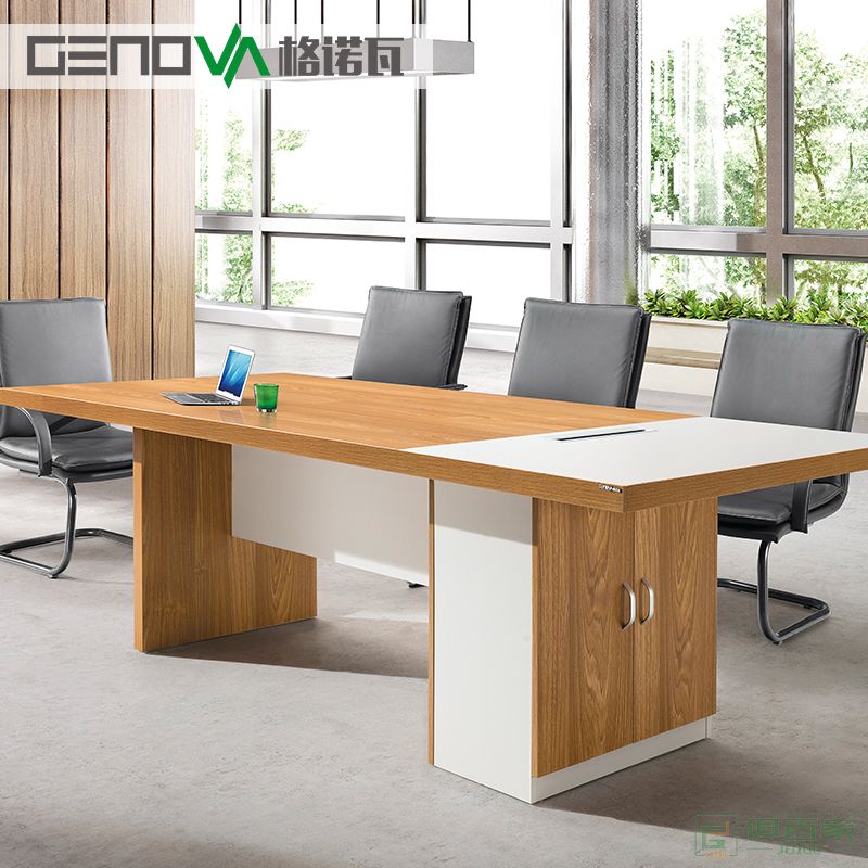 格诺瓦大型会议桌长桌办公简约现代洽谈培训接待室桌子家具