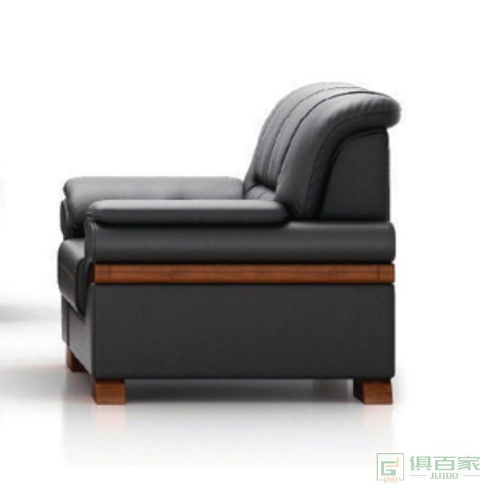 旭东升办公沙发时尚三人沙发办公室沙发牛皮沙发老板经理会议沙发