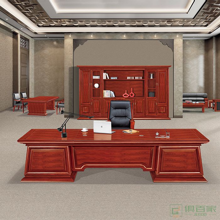 汉威思老板桌办公家具简约现代板式大班台主管桌经理桌老板办公桌