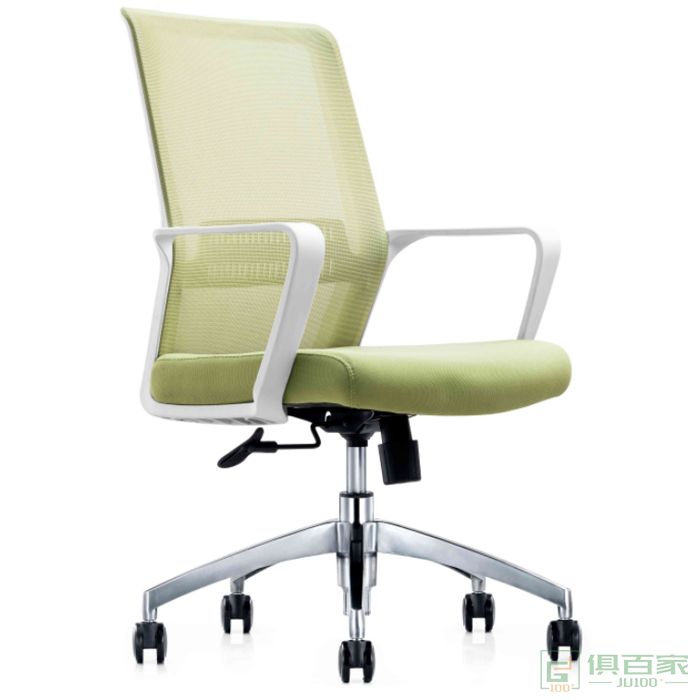 博耐电脑椅家用办公椅舒适久坐职员会议座椅靠背学生升降转椅弓形职员椅