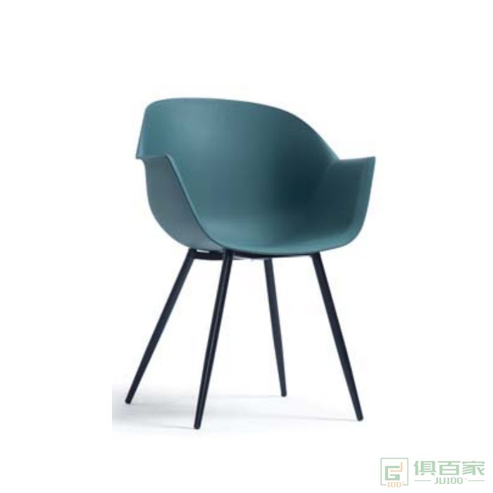 新越新款真皮沙发椅休闲椅办公室洽谈椅子现代简约设计师家具