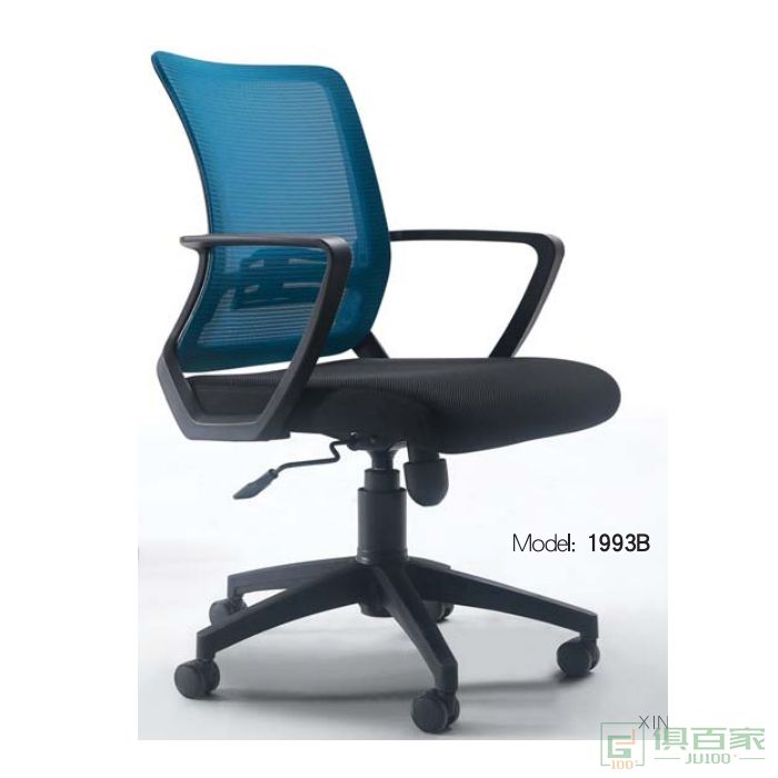 新越办公椅职员椅转椅网布椅人体工学椅电脑椅