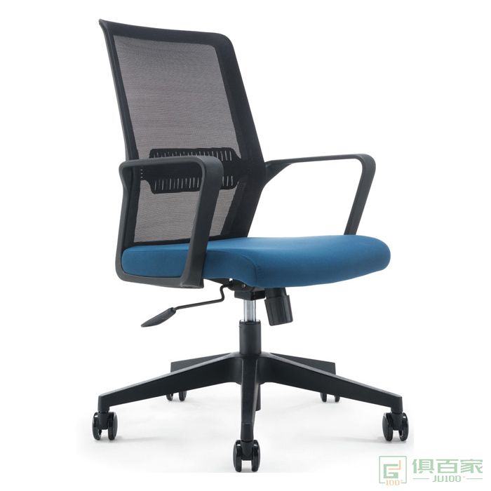 新之越电脑椅办公室椅子会议椅靠背凳弓形书桌家用简约舒适久坐人体工学职员椅