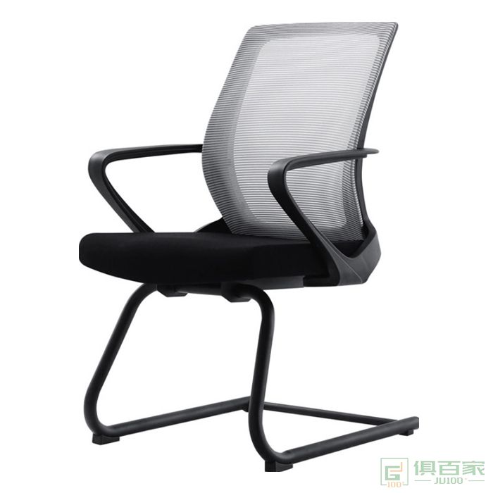 新越弓形椅子办公椅 家用电脑椅简约职员椅学生凳会议椅