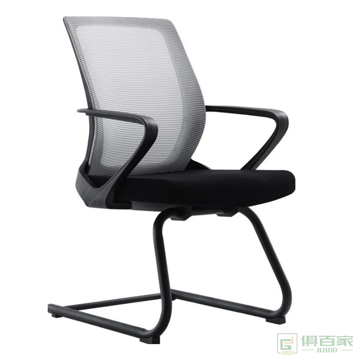 新越弓形椅子办公椅 家用电脑椅简约职员椅学生凳会议椅