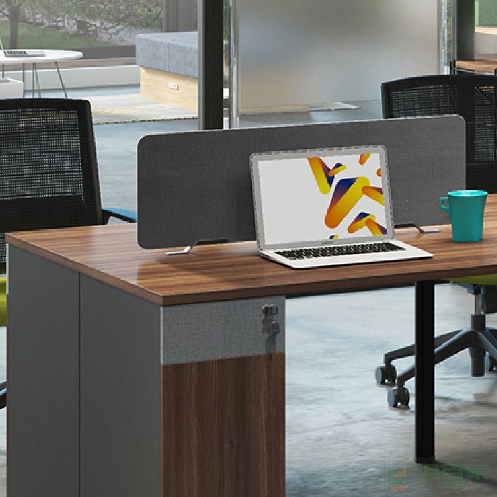 震庭办公室桌子职员桌工作台高端简约现代 面对面办公桌组合单双