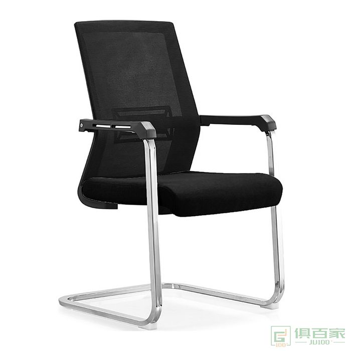 新越办公椅电脑椅书桌会议椅学习椅弓形座椅靠背简约人体工学椅