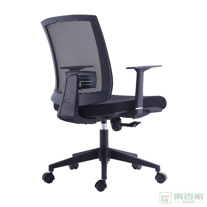 新越椅子护腰办公椅座椅电脑椅家用职员椅转椅休闲椅网布靠垫坐垫