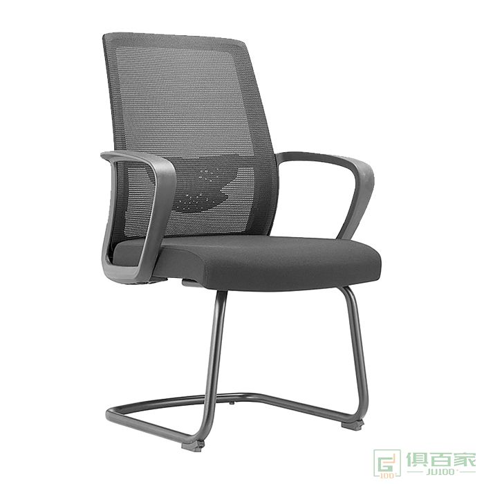 新越弓形椅子办公椅 家用电脑椅简约职员椅学生转椅升降凳会议椅
