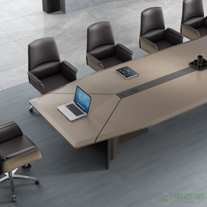 高卓维意系列办公家具会议桌长桌简约现代长方形大型洽谈桌椅组合工作台培训桌