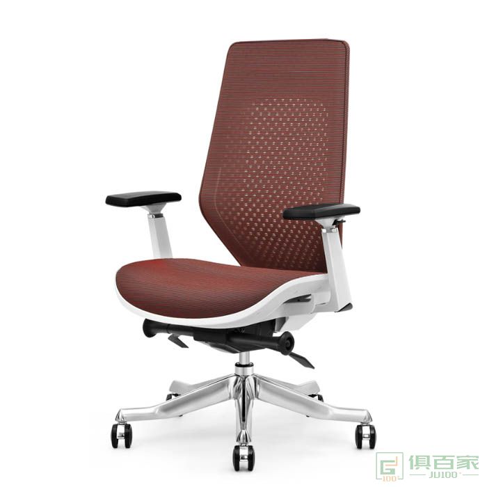 高卓电脑椅网布现代办公椅简约弓形职员椅员工椅靠背家用升降转椅凳子