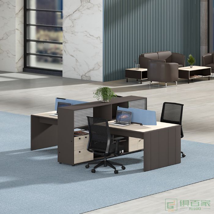 高卓家具吉象系列办公桌椅组合简约现代办公家具创意员工位4人办公室电脑职员桌