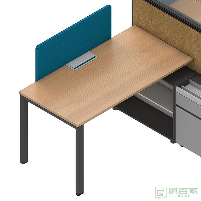 高卓家具卢米系列办公室办公桌椅组合简约员工职员桌