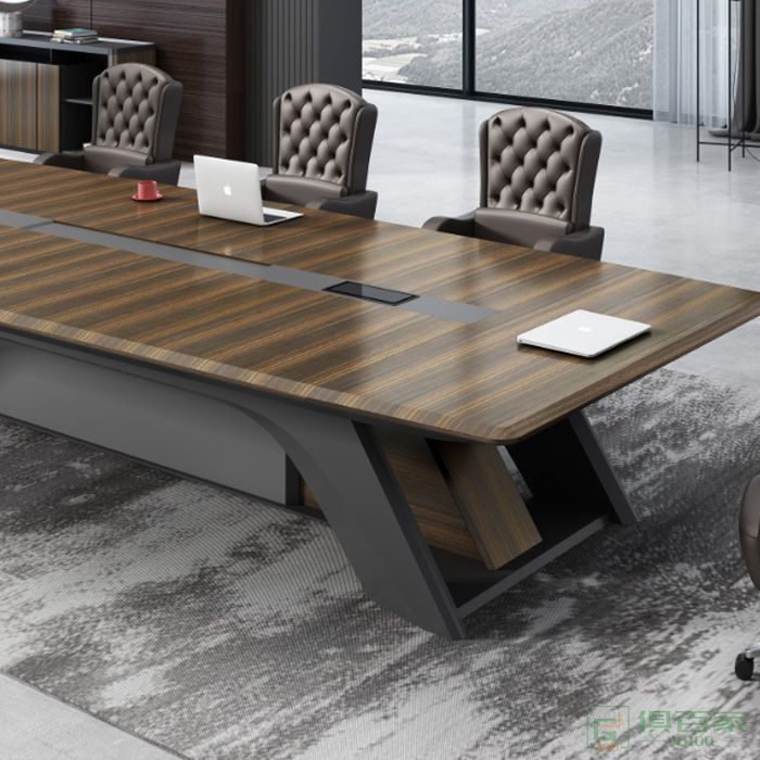 沃盛家具品度系列E1级中密度纤维板会议桌