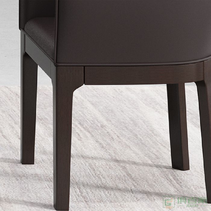 沃盛家具品寓系列优质超纤皮茶台椅休闲椅