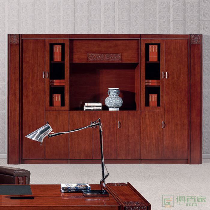 东业家具螭鸣系列木质高柜老板办公室文件柜