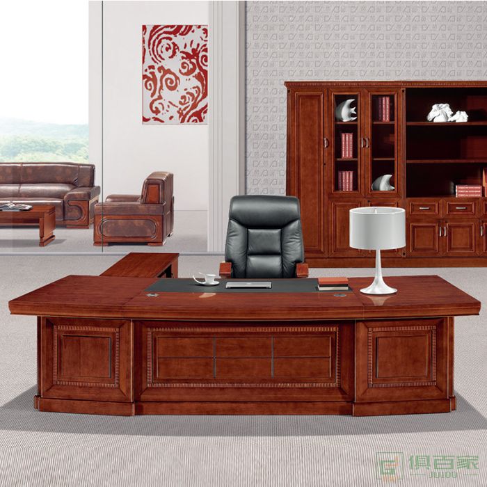 东业家具传统系列办公桌老板桌大班台新中式