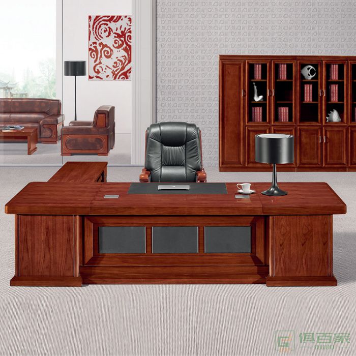 东业家具传统系列老板桌办公桌简约现代总裁桌大班台