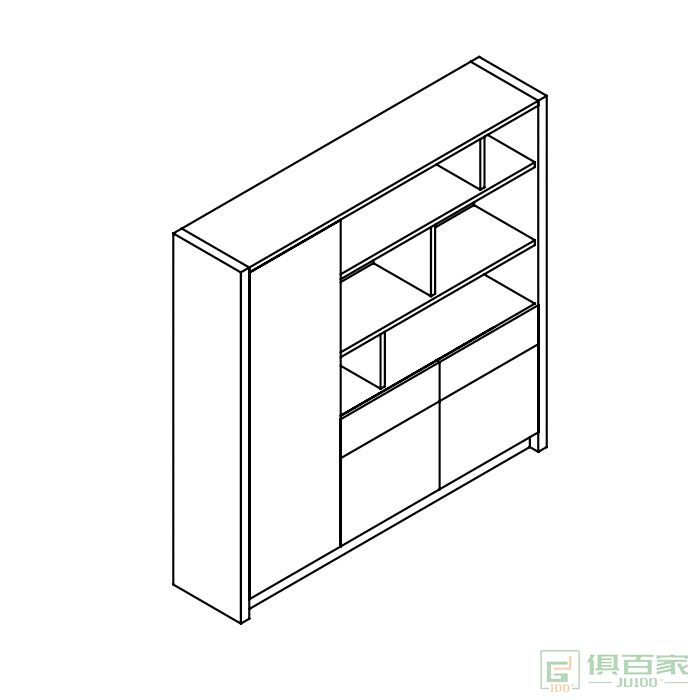 东业家具励志系列小型文件柜经理文件柜