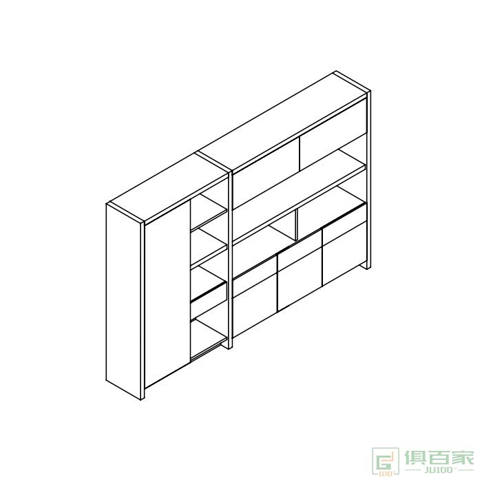 东业家具励志系列文件柜总裁文件柜