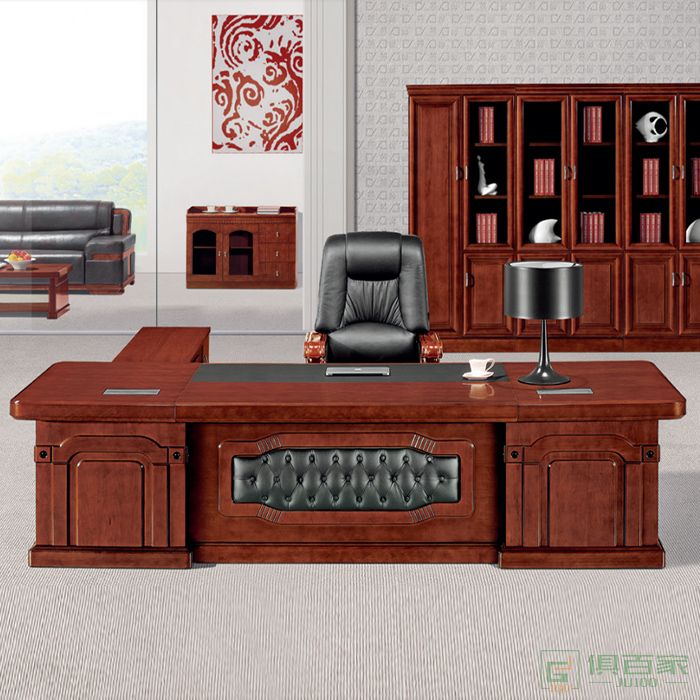 东业家具传统系列老板桌总裁桌大班台