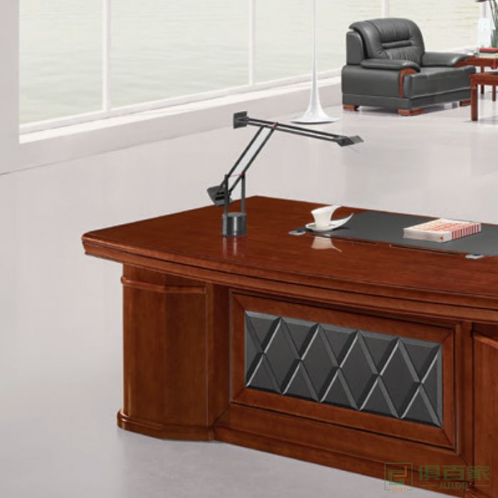 东业家具传统系列办公桌老板总裁桌大班台新中式