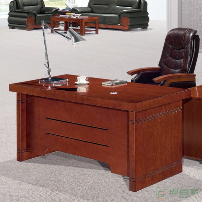 东业家具传统系列办公桌老板桌大班台新中式2米办公家具