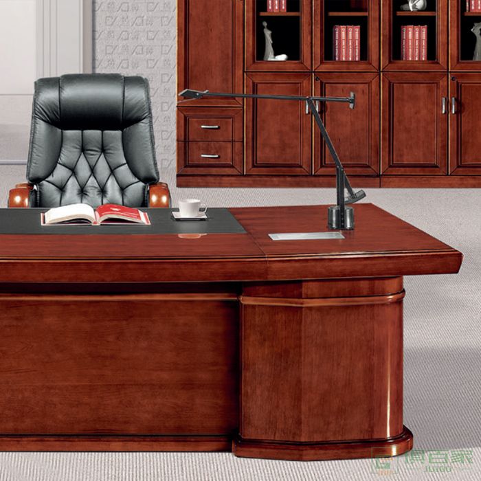 东业家具传统系列老板办公桌简约现代总裁桌子大班台
