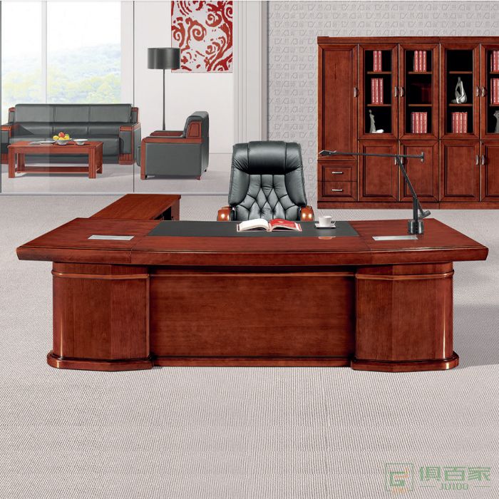 东业家具传统系列老板办公桌简约现代总裁桌子大班台