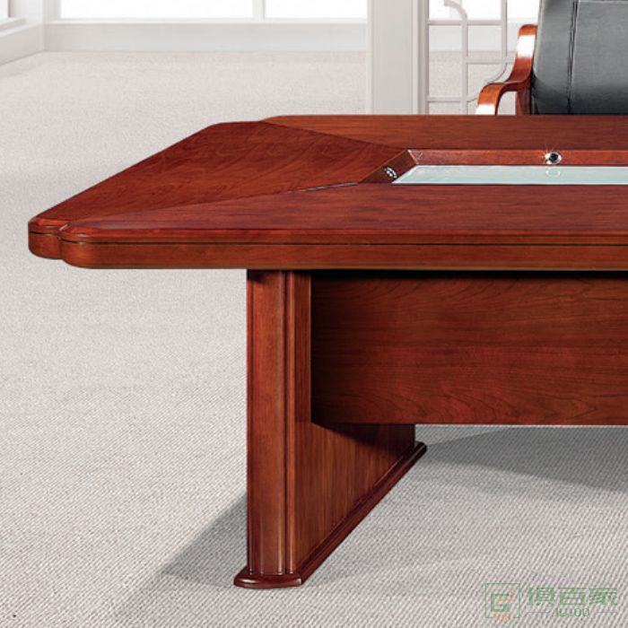 东业家具传统系列长方形实木会议桌办公长桌
