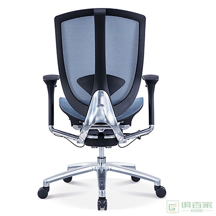 精一家具高弹海绵、优质网布办公椅职员椅网椅