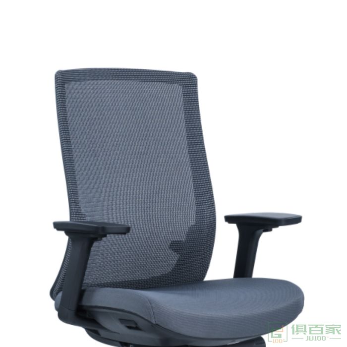 精一家具高弹海绵、优质网布职员椅办公椅电脑椅