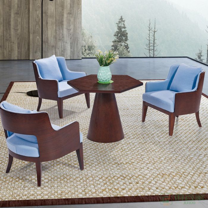 京图家具弯板系列单人沙发椅设计师休闲椅子ins创意