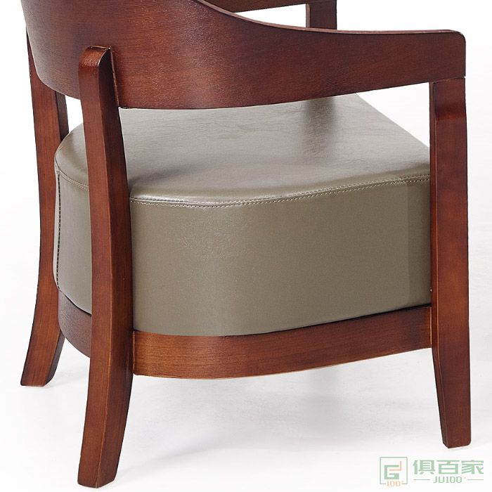 京图家具弯板系列单人沙发椅休闲椅现代简约客厅单椅轻奢设计师