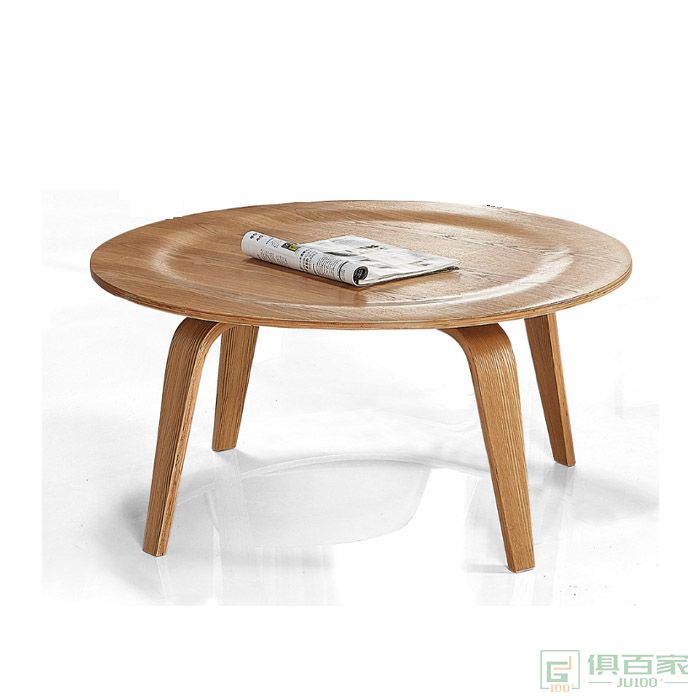 京图家具弯板系列几简约现代客厅简易小户型茶几长方形桌子