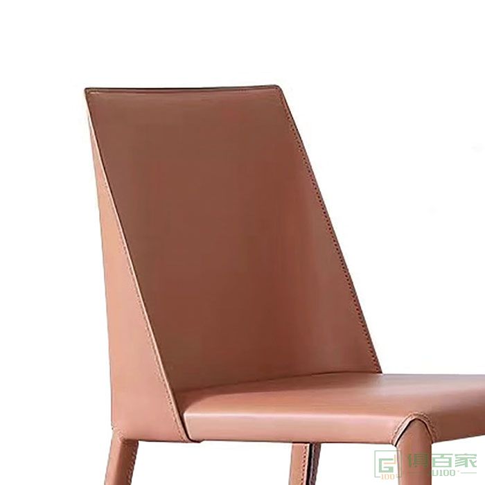 京图家具春风系列现代简约家用北欧餐厅实木椅子靠背凳子休闲椅创意