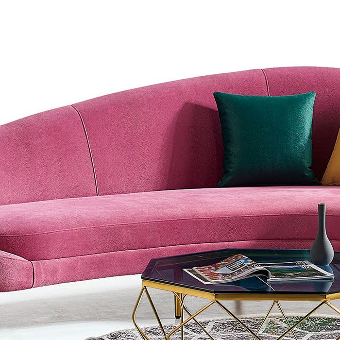 京图家具春风系列办公布沙发轻奢简约现代弧形接待室会客区