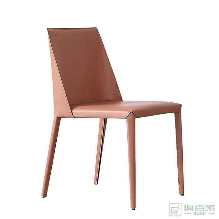 京图家具春风系列现代简约家用北欧餐厅实木椅子靠背凳子休闲椅创意