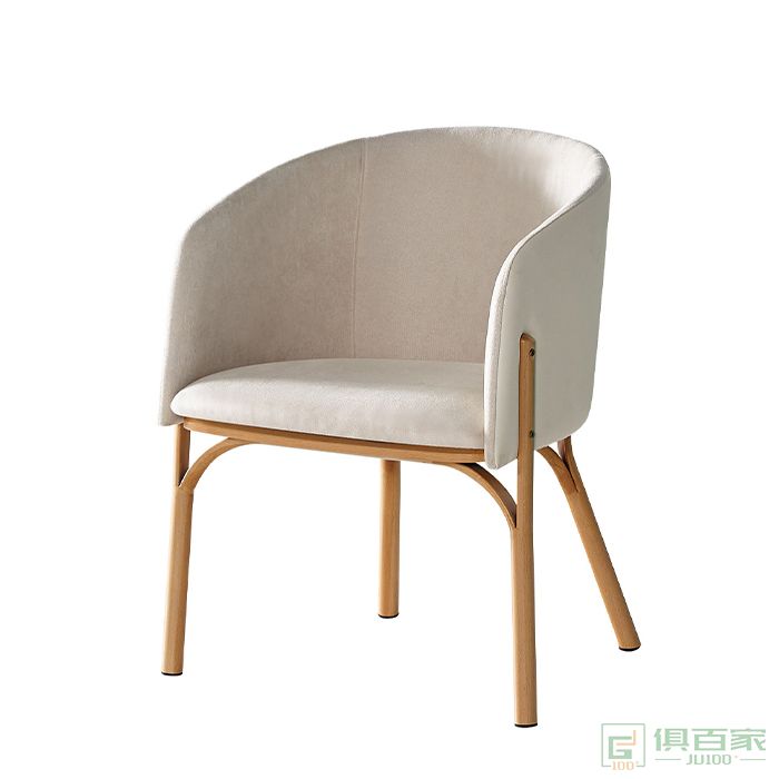 图龙家具北欧单人轻奢设计师单人椅子极简创意休闲椅