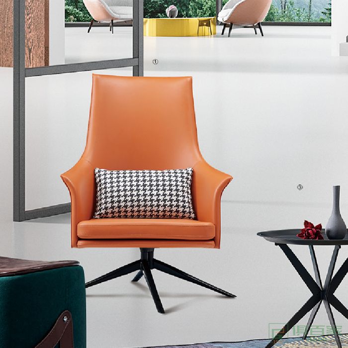图龙家具简约现代洽谈桌椅组合创意个性咖啡厅休闲椅