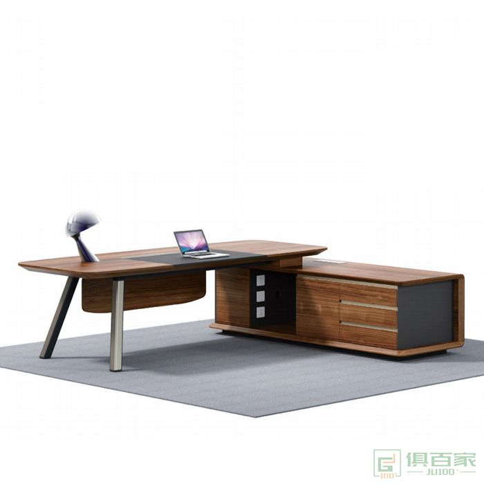 迪欧博尚家具博士系列老板桌简约现代大班台总裁桌经理桌