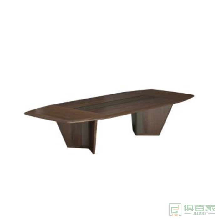 迪欧博尚家具向尚系列实木会议桌简约现代长桌办公桌长条桌子
