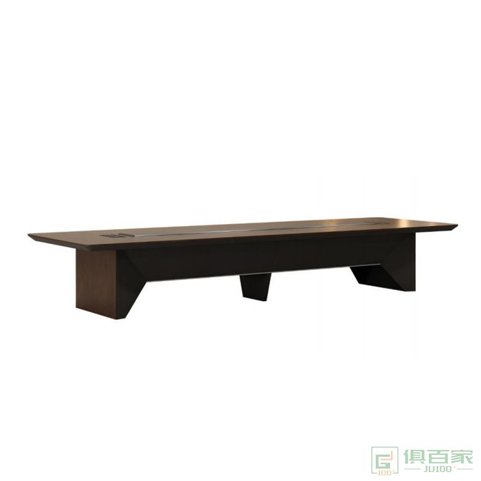迪欧博尚家具博艺系列实木办公桌会议桌长桌简约现代