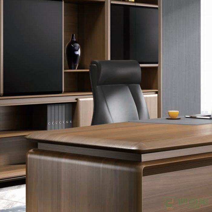 迪欧博尚家具里尼系列办公家具文件柜 木质高柜老板办公室书柜