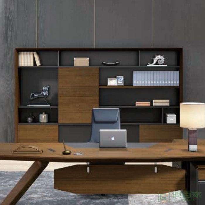  迪欧博尚家具君迈系列办公家具文件柜 木质高柜老板办公室书柜