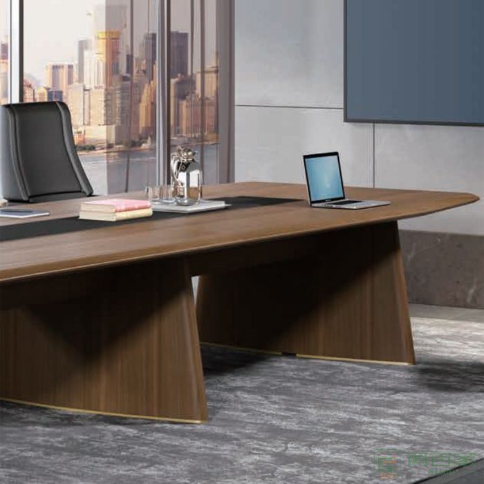 迪欧博尚家具北欧系列办公桌简约现代长条桌长桌会议桌